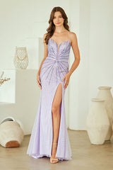 Halston Gown - Hot Stone Fitted Dress