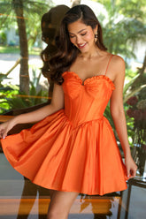 26314 - AVA PRESLEY - CORSET A-LINE MINI DRESS