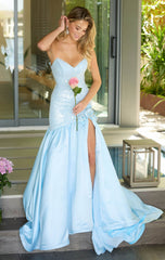 26520 - Ava Presley - Sequin & Satin Mermaid Gown