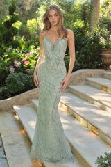 A1488 - Flowing Water Mermaid Gown - Andrea & Leo