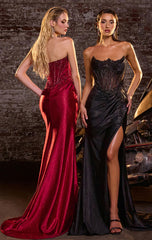 MAVERICK GOWN - CORSET DRESS WITH PLEATED BODICE