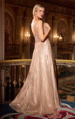 ANGELA GOWN - A-LINE BEADED DRESS