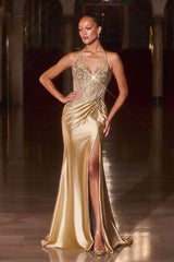 Rio Gown - Fitted Halter Evening Dress