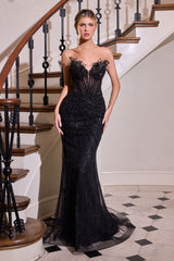 Ursula Gown - Mermaid Dress With Illusion Bodice