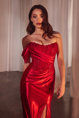Phoebe Gown - One Shoulder Fit & Flare Gown