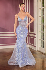 Cynthia Gown - Floral Embellished Tulle Dress