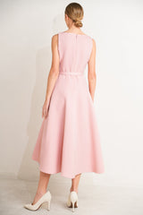 LIVING THE DREAM PINK MIDI DRESS - FINAL SALE