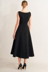 PARIS AFTER DARK MIDI DRESS - FINAL SALE