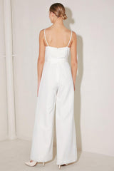 ARCTIC ELEGANCE WHITE JUMPSUIT