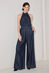 EVENING EDITION DENIM JUMPSUIT - FINAL SALE