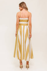 DESERT SANDS - TAUPE MIDI DRESS