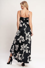 ETERNAL FLORA BLACK MAXI DRESS - FINAL SALE
