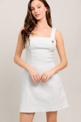 PURE INTENTIONS WHITE MINI DRESS - FINAL SALE
