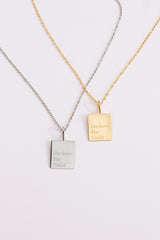 She Knew She Could Necklace