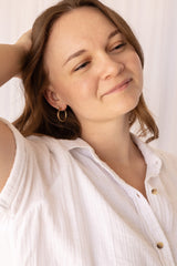 Ivy Hoop Lightweight Earrings