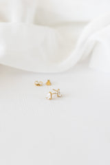 Raindrop Crystal Stud Earring