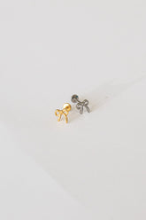 Bow Flat Back Stud Earring 2.0