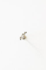 Star Cluster Flat Back Stud Earring
