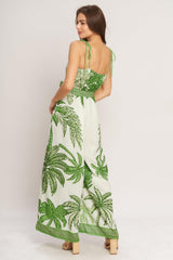 PALM LUXE WIDE LEG JUMPSUIT