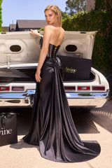 Davis Gown - Crystal Bodice Corset Dress