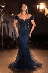 Tempest Gown - Mermaid Evening Dress With Removable Sleeves