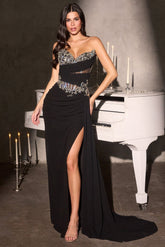 Bowie Gown - Draped Chiffon Evening Dress