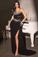 Bowie Gown - Draped Chiffon Evening Dress
