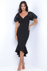 Diana Midi Dress - Black