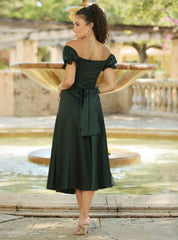 Maldives Midi Dress - Hunter Green