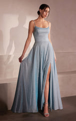 Eileen Gown - Elegant Shimmer Drape Formal Dress