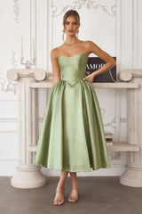 Talullah Midi Dress - Mikado Cocktail Dress