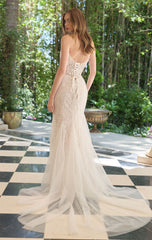 WL060 - Trailing Ivy Mermaid Gown - Andrea & Leo