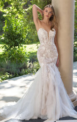 WL062 - Aphrodite Bloom Mermaid Gown - Andrea & Leo