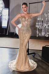 Ursula Gown - Mermaid Dress With Illusion Bodice