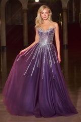 AUGUSTINE GOWN - STRAPLESS GOTHIC BALL GOWN