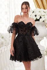 Evie Mini Dress - FLORAL STRAPLESS SHORT DRESS
