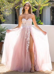 SOLAINE GOWN - MAUVE - STRAPLESS BUSTIER CORSET A-LINE DRESS