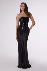 Lachlan Gown - Sequin & Satin Evening Dress