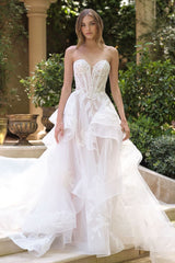 WL059 - Star Lily Floral Ball Gown - Andrea & Leo