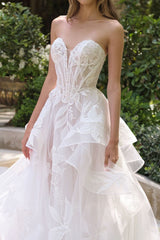 WL059 - Star Lily Floral Ball Gown - Andrea & Leo