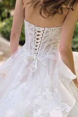 WL059 - Star Lily Floral Ball Gown - Andrea & Leo