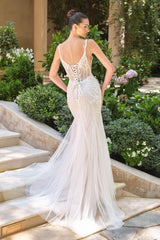 WL066 - Lamia Beaded Mermaid Gown - Andrea & Leo