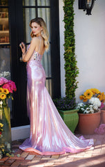 40057 - Ava Presley - Iridescent Fitted Dress