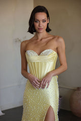 42513 - Ava Presley - Pearl Corset Dress with Back Bow
