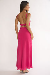 ESTHER MAXI DRESS - FUCHSIA