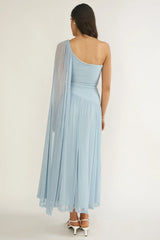 Bristol Shimmer Maxi Dress - Blue