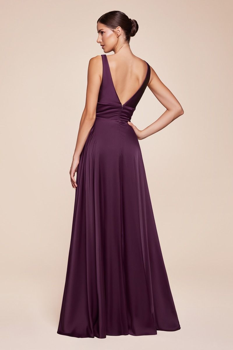 Kinsley Gown - Soft Satin A-line Dress