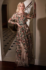 A0926 - Savannah Sequin Gown - Andrea & Leo