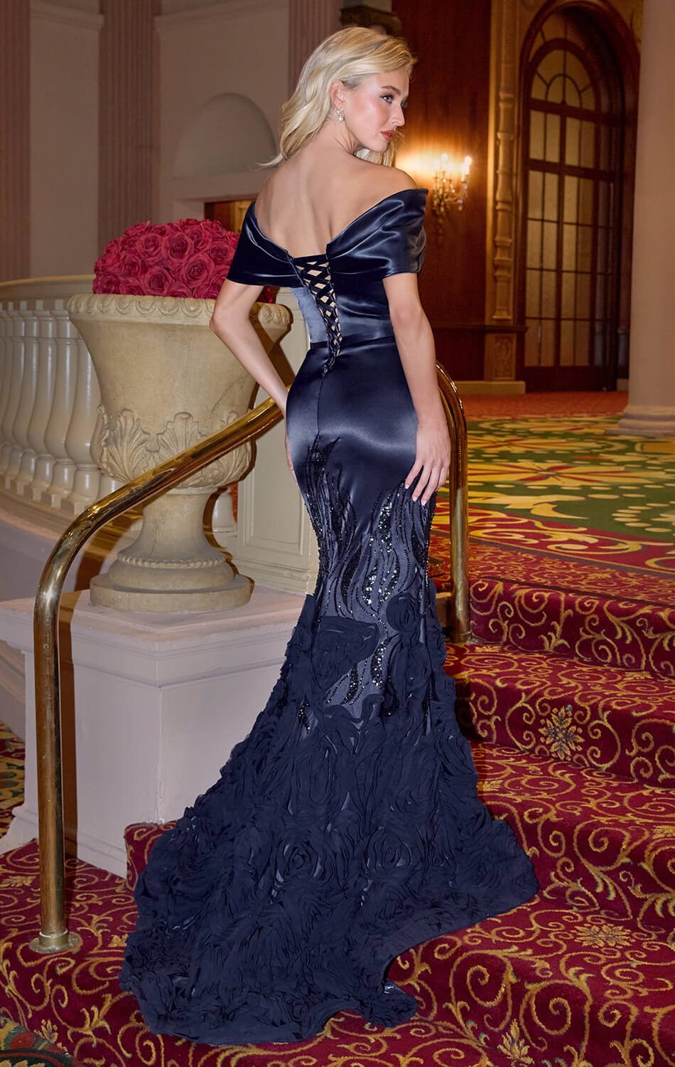 A1482 - Wallace Fitted Gown - Andrea & Leo