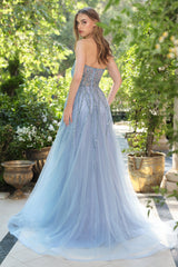 A1491 - Cynthia Structured Ball Gown - Andrea & Leo